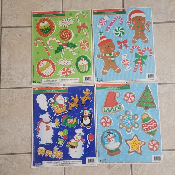 Christmas House Other - Christmas Holiday Window Clings
